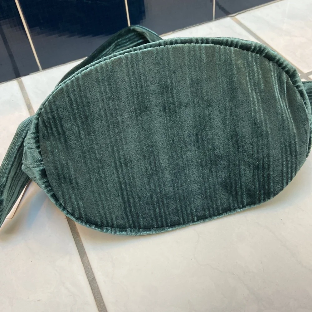 Anthropologie Turquoise Small Velvet/Velour Bag - Picture 7 of 7